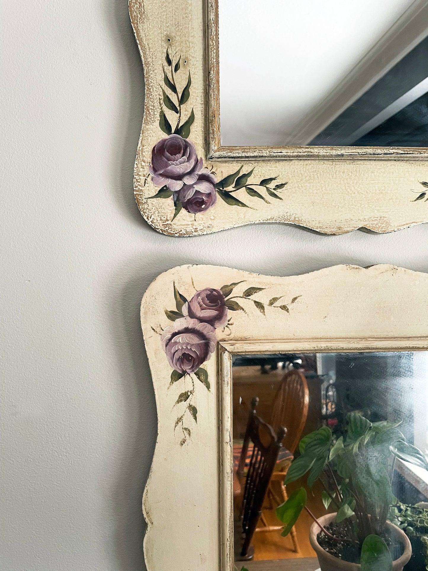 Vintage Floral Mirrors
