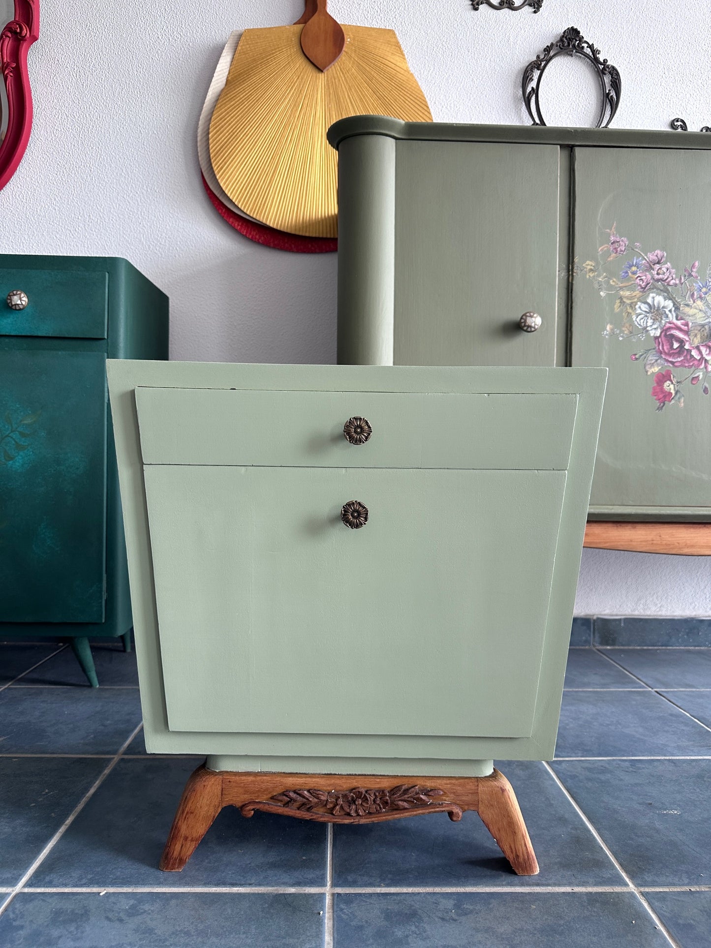 sage nightstand